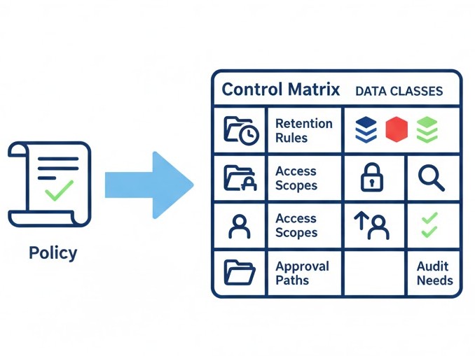 Mapping AI policies to technical controls