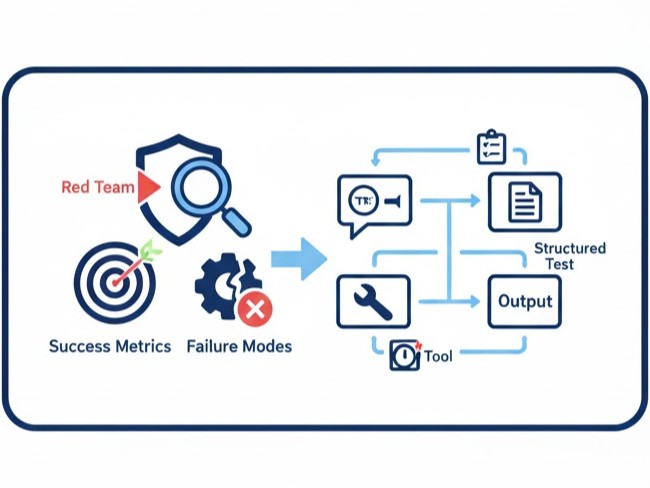 AI red teaming and evaluation testing